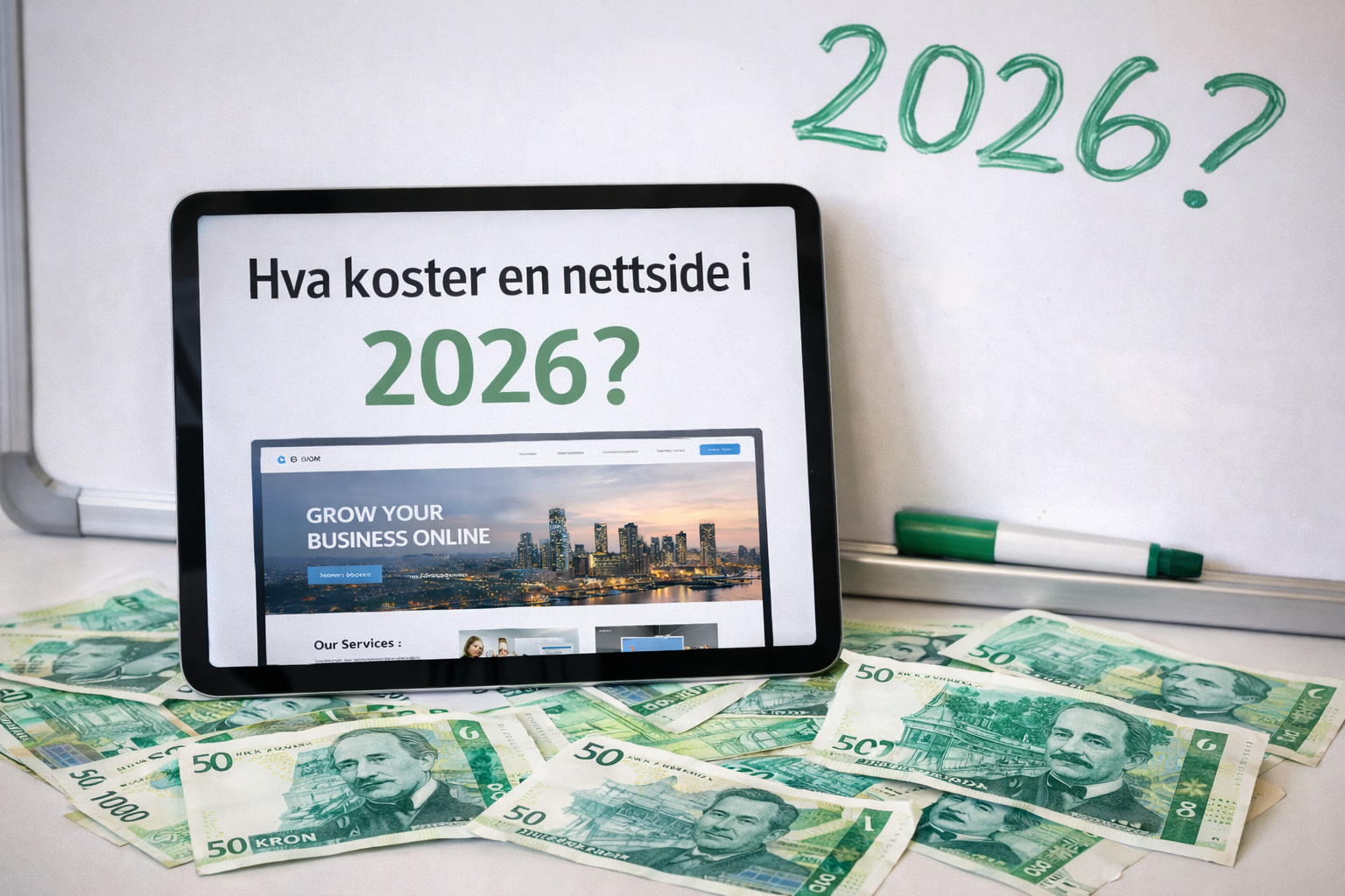 Hva koster en nettside i 2026? Pris, prosess og hva du faktisk får